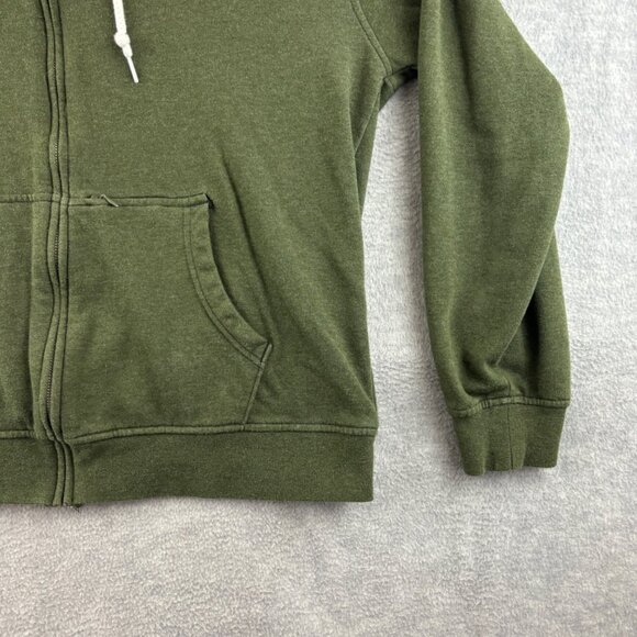 Skullcandy Mens XL Green Full-Zip Hoodie With Drawstring Hood & Pockets - Picture 2 of 9